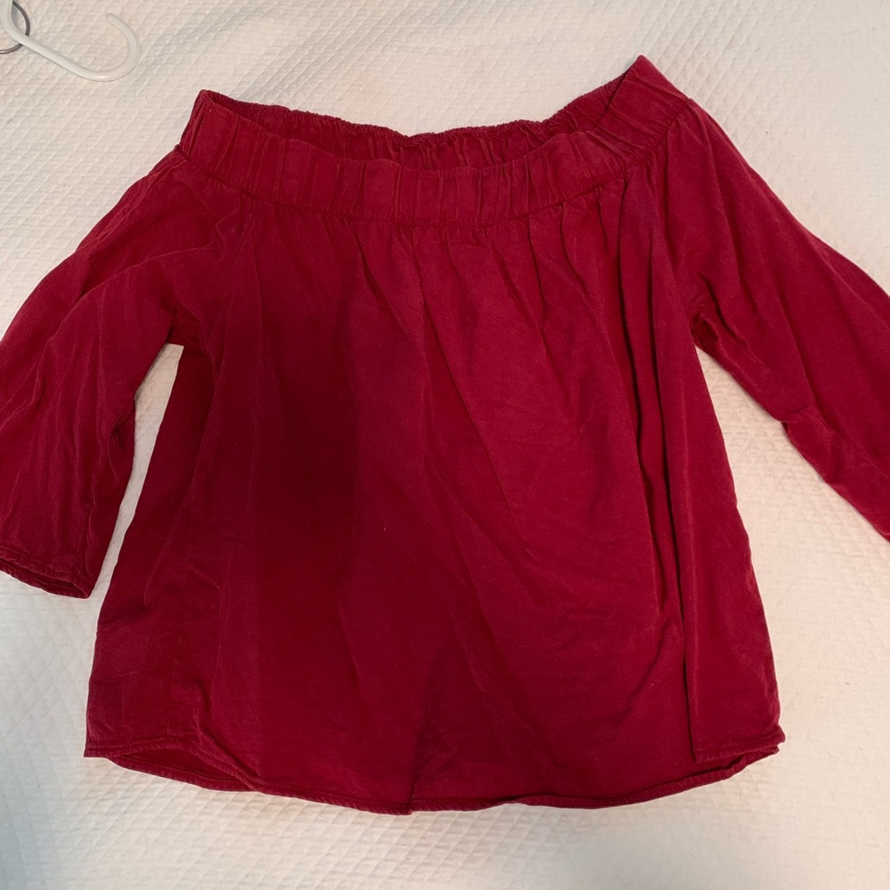 Off the shoulder blouse